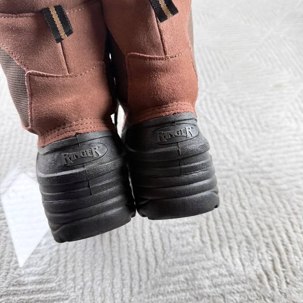 Ranger Winter Boots Men 12 Brown Duck Boots Thermolite Insulated Waterproof Snow